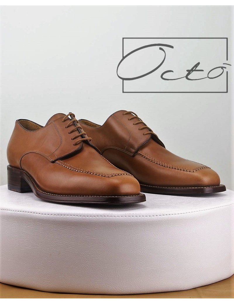 Derby cuoio cognac